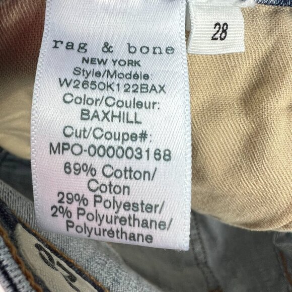 Rag & Bone Jeans Women's Measured 29x29 Cate Mid Rise Skinny Blue Denim Tag 28 - Picture 9 of 16